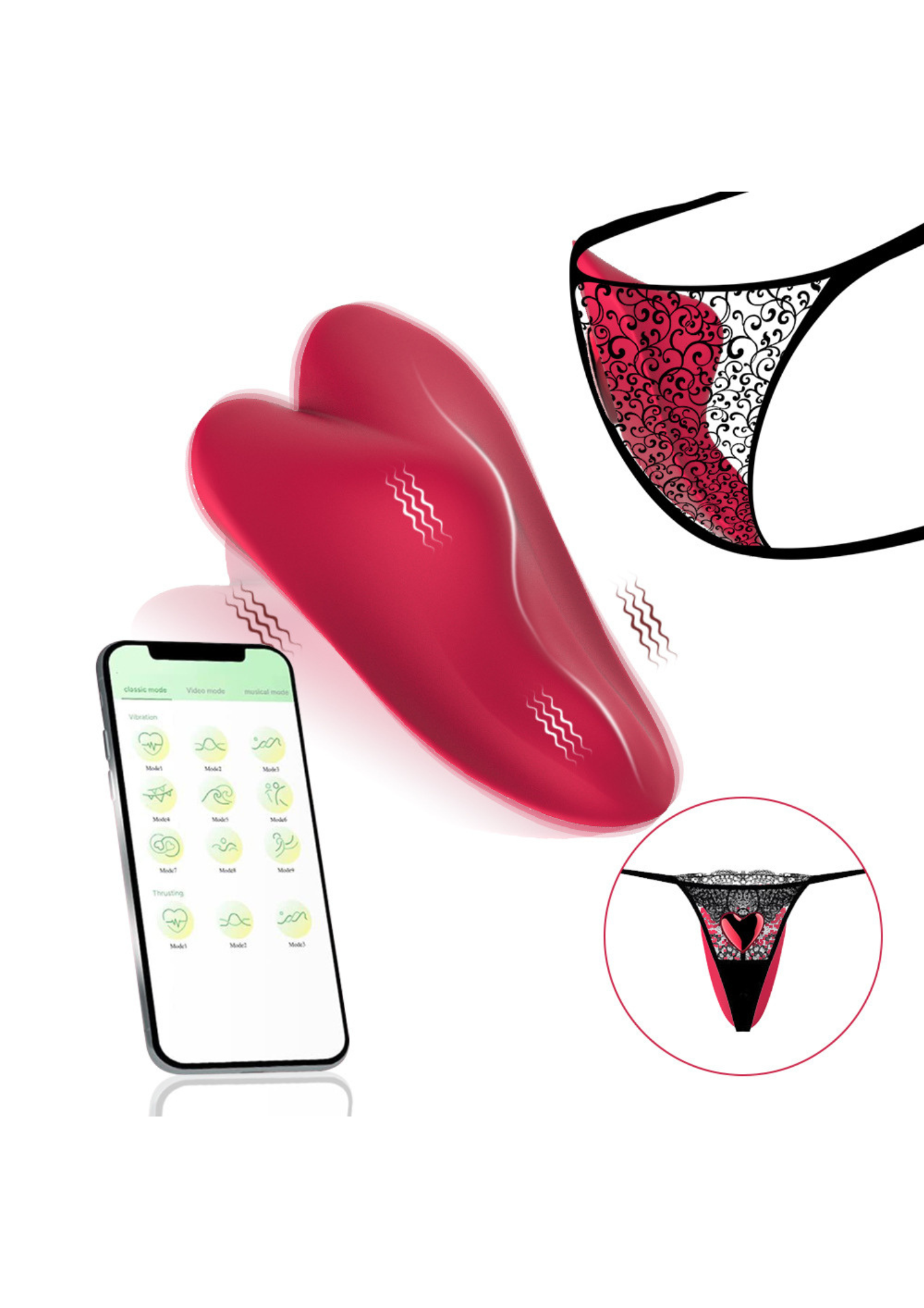 Stimulateur via application téléphone 0010