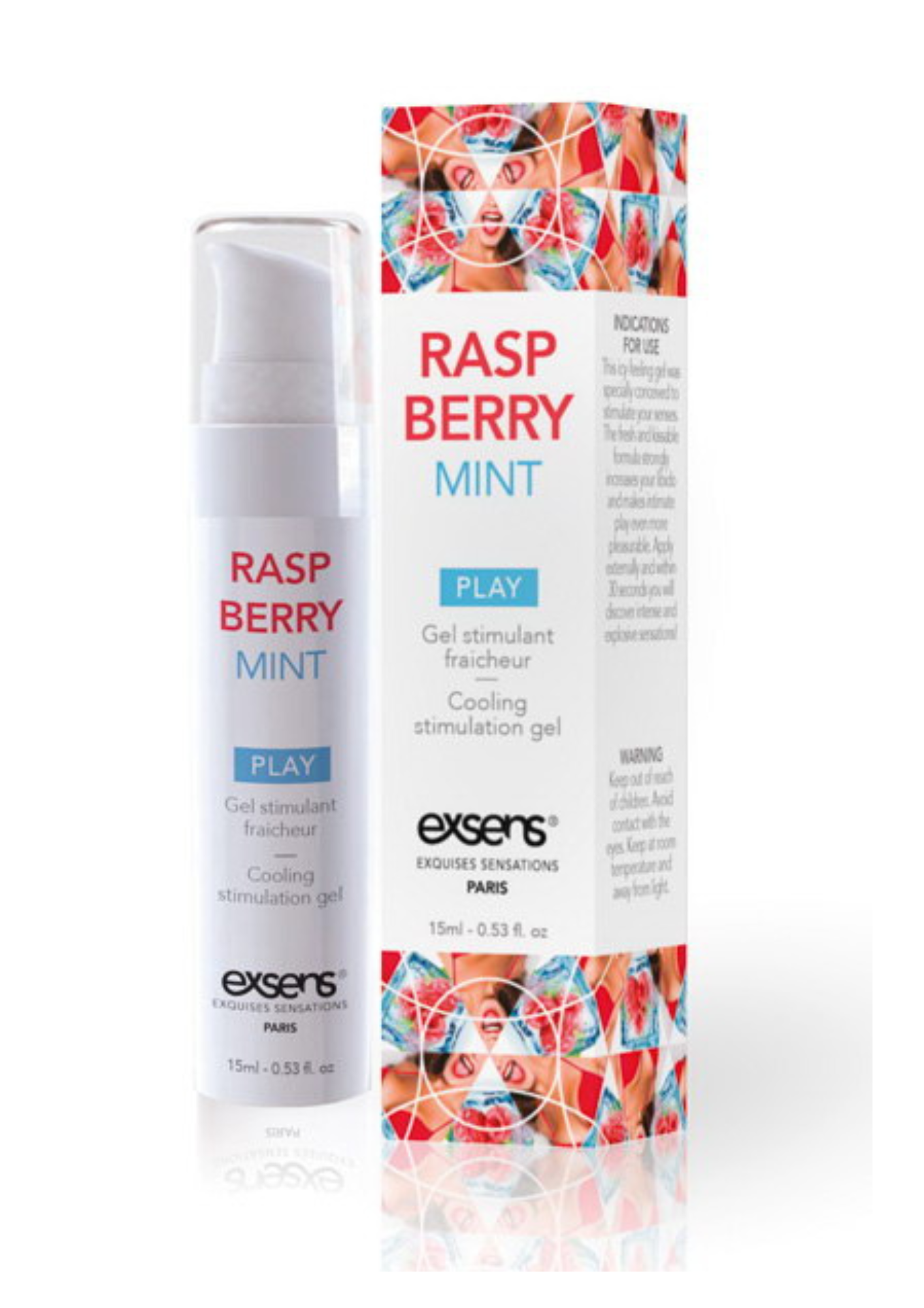 Huile de massage chauffante & comestible Framboise 0128