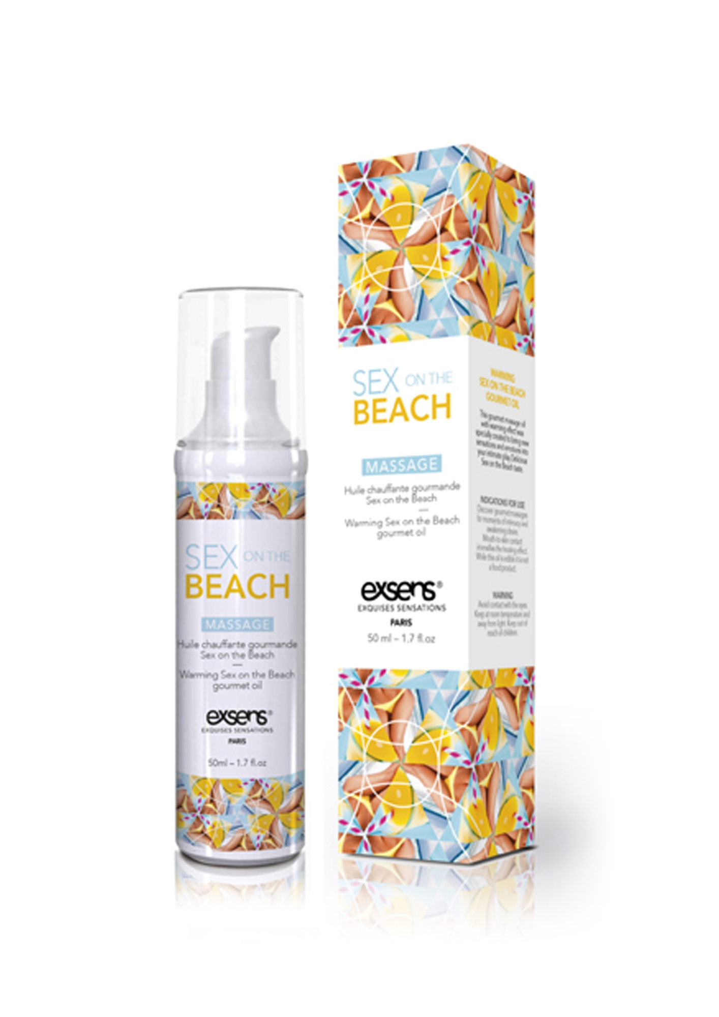 Huile de massage chauffante & comestible Sex On The Beach 0129
